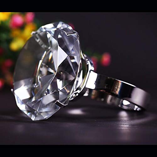 Amazon.co.jp: 結婚式の装飾8センチクリスタルガラスビッグ